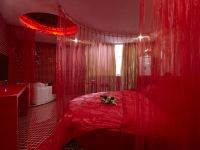 上海热带雨林浪漫情侣酒店 - 红酒鲜花浴缸房