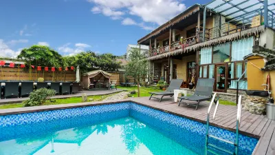 Shanyang·Open Garden Swimming Pool Courtyard Family Resort Villa Hotels near Geling Wonderland