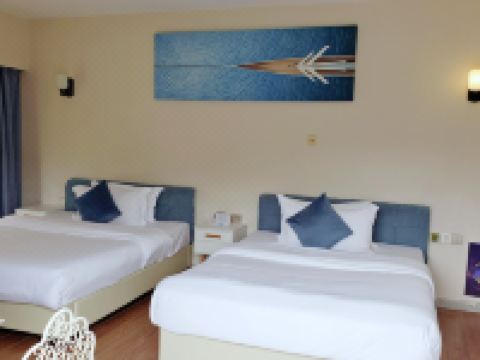 深圳海之屋公寓 - 豪华湖景双大床房