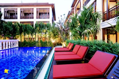 屋外プール ヴィアンルアン リゾートの写真