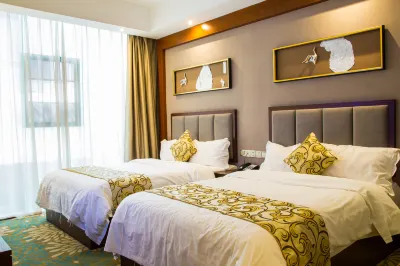 Luodian Aishang Boutique Theme Hotel Отели рядом с достопримечательностью «Пейзаж на озеро Цинь-Остров Роден»