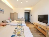 惠州双月湾罗马度假公寓 - 北欧风情豪华侧面海景双床房