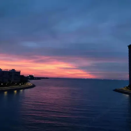 Ocean flower island Agean sea hotel