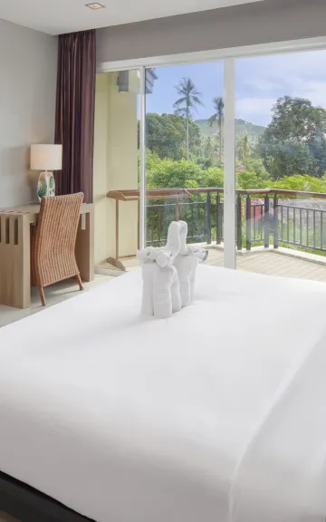 ห้องดีลักซ์ พร้อมระเบียง