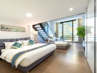 珠海四季莲城国际公寓 - 豪华城景复式双床房