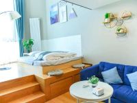 青岛静心悦海景度假公寓 - 复式海景四人双床房