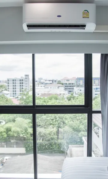 ห้องสแตนดาร์ด เตียงใหญ่ ปลอดบุหรี่ (ไม่มีระเบียง)