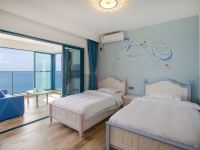 惠东双月湾贴海海景度假公寓 - 至尊一线正海全海景两房两厅三床套房