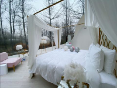 临沂乡遇民宿 - 旧林泡泡屋ins风大床房