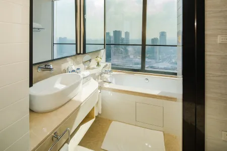 International Youth Convention Hotel (Nanjing International Youth Cultural Centre) Отели рядом с достопримечательностью «Yuantoushi Wet Land Scenic Area»