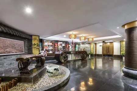 Hetian Inn (Tai'erzhuang Ancient City Water View Hotel) Отели рядом с достопримечательностью «Taierzhuang Ancient Town»