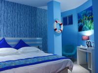 V8主题酒店(海口动车东站店) - 蓝色海洋主题圆床房