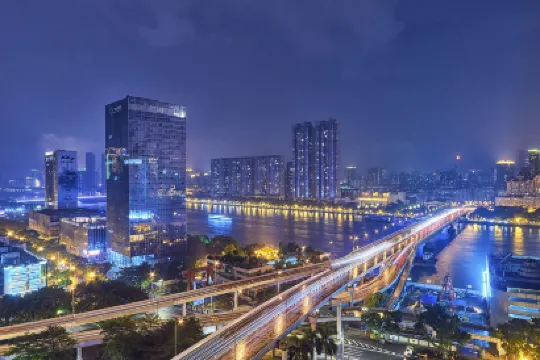 อพาร์ตเมนต์ นานาชาติซิงลุน (ทัวร์กลางคืนแม่น้ำจูเจียง ถนนคนเดินปักกิ่ง กว่างโจว)