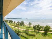 惠东双月湾贴海海景度假公寓 - 奢华一线正海全海景两房两厅三床套房