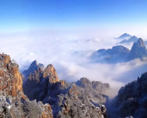 Huangshan Yungu Mountain Spa Resort Рядом с отелем Photos
