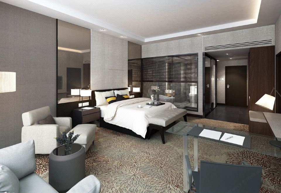 임피아나 호텔 세나이의 룸서비스를 즐기는 모습