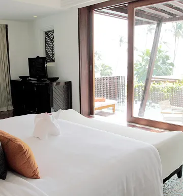 ห้องสวีทดีลักซ์สระว่ายน้ำ ห้ามสูบบุหรี่