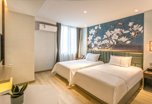 쑤저우 시취안제 마그노텔 주변 거리 풍경