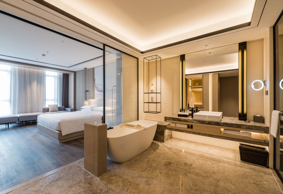 상하이 윈 허 예보 호텔 객실