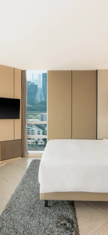 ห้องแกรนด์ดีลักซ์มุมอาคาร พร้อมเตียงคิงไซส์