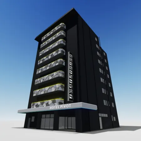 Hotel Pivot ShinImamiya Ekimae Отели рядом с достопримечательностью «Железнодорожный вокзал Син-Имамия»