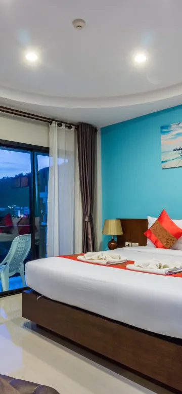 ห้องพรีเ​​มียร์พร้อมวิวสวนหย่อม