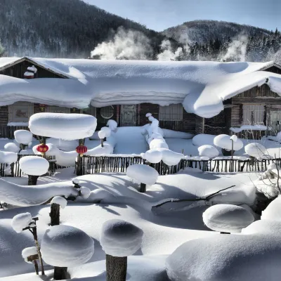 Wuchang Snow Valley mountain Courier station Hotels near Snow Valley