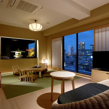 Osaka View Hotel Honmachi Отели рядом с достопримечательностью «Утсубо Парк»