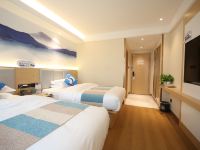 格菲酒店(上海火车站店) - 高级双床房格菲空气生态房