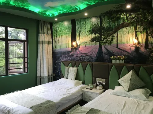 Shizhushanse Theme Garden Hotel - parcheggio