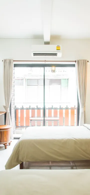 ห้องทวินพร้อมห้องน้ำรวม