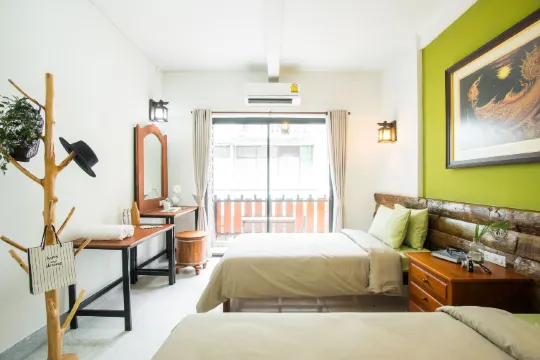 ห้องทวินพร้อมห้องน้ำรวม