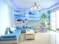 三亚蔚海蓝天度假公寓 - 地中海主题观海两室一厅套房