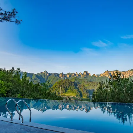 Forest homestay at sunrise