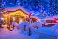 Danianchuyi·Yuanzhu Inn Отели в г. Живописный район Хайлиня река Erlang