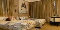 Foshan Deshun International Apartment (Qinghuiyuan Branch) - Habitación Gemela De Moda