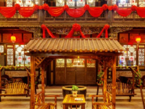 平遥居賢閣中国式旅館（平遥古城観光地） 平遥のホテル