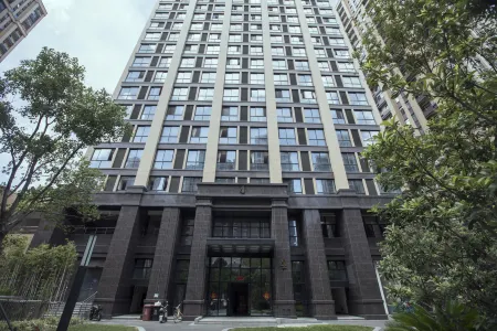 Shanghai Lehuo Boutique Apartment (University Town Subway Station) Отели рядом с достопримечательностью «Sanyuan Palace (in Guangfulin Site)»