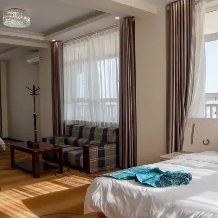 Guazhou Shuixie Scenic Hotel (Zhangzhi Park Xuanzang Journey Museum) Отели в г. Гуачжоу