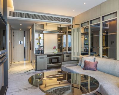 デラックススイート ハイアット セントリック ヴィクトリア ハーバー 香港の写真