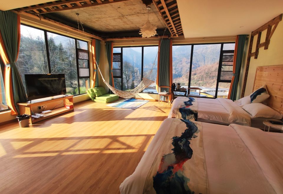 무위에칭란 온천 호스텔 외관