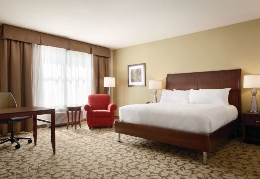 힐튼 가든 인 객실 내부