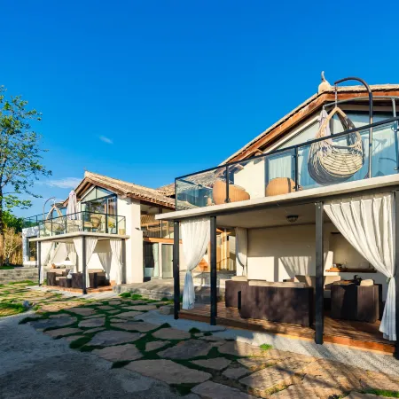 Nestled in the Mountains • Harmonious Wind Stacked Compounds Boutique Lodge