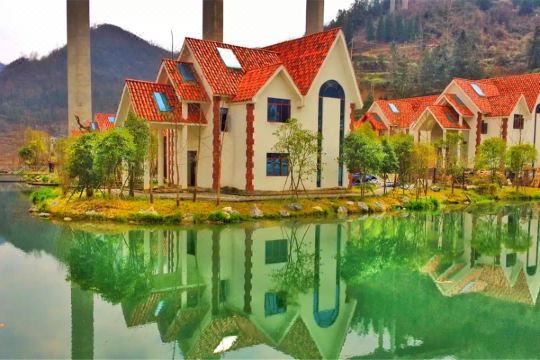 酒店 大方酒店 百里杜鹃初水花源酒店中国,贵州,大方