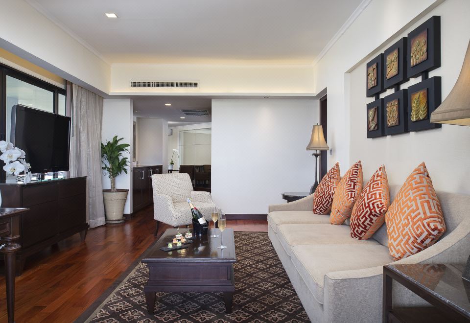 아난타라 리버사이드 방콕 리조트 객실 발코니 전망