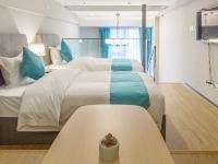青岛悦海蓝庭度假公寓 - 复式豪华海景双床房