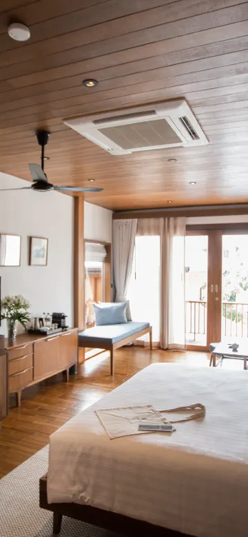 ห้องจูเนียร์สวีทวิวสวนและชุมชน