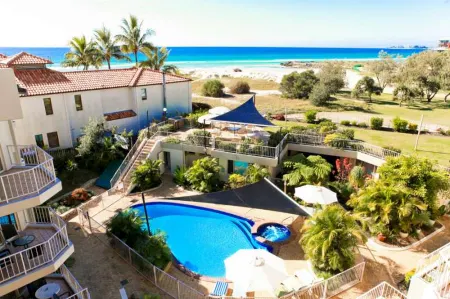 Sandcastles on Currumbin Beach