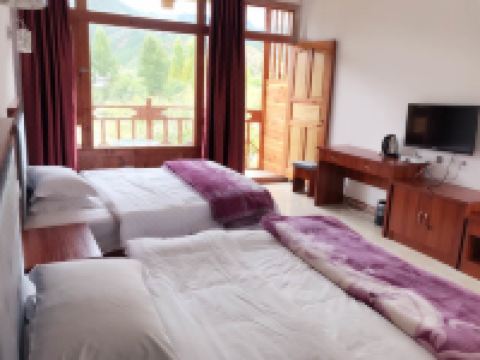 泸沽湖拾光庭院客栈 - 山景田园标间