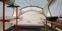 Walai Penyu Conservation Park - Tenda Glamping Con Bagno In Comune 2 Letto Singolo